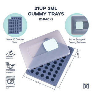 Magical 21UP Gummy Moulds 2mL (2 PACK)